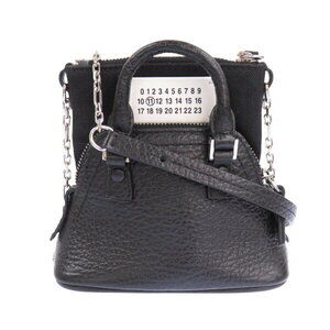 Maison Margiela Baby Shoulder Bag Leather Black